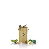 Cocoture Chokoladekugler & Karamelmix i Guld Gaverør 250 g